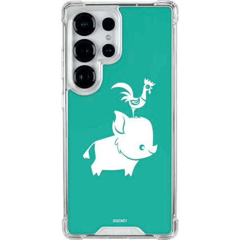 Disney Princess Moana Heihei and Pua Galaxy S26 Ultra Clear Case