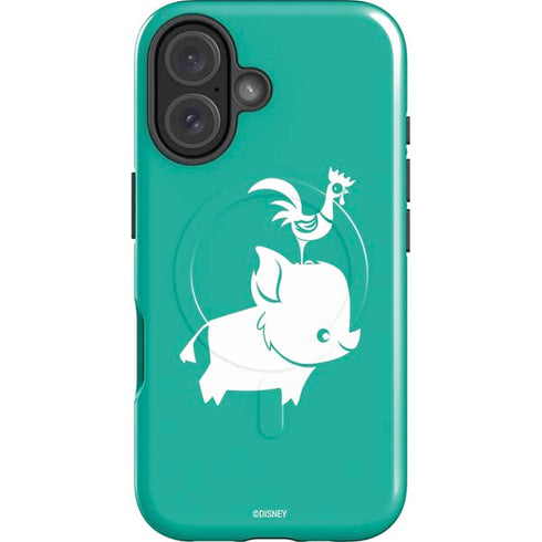 Disney Princess Moana Heihei and Pua iPhone 16 Magsafe Impact Case