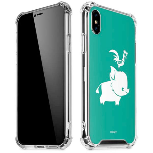 Disney Princess Moana Heihei and Pua iPhone X/XS Clear Case