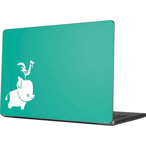 Disney Princess Moana Heihei and Pua Apple MacBook Pro 14-inch Skin