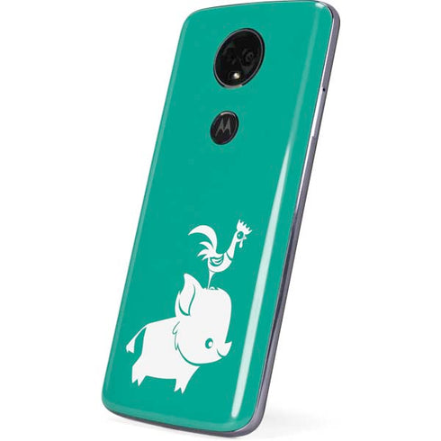 Disney Moana Heihei and Pua Moto E5 Plus Skin