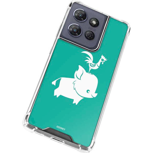 Disney Princess Moana Heihei and Pua Moto G Power 5G (2025) Clear Case