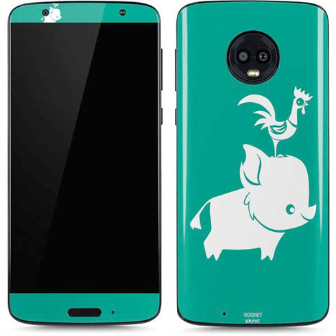 Disney Moana Heihei and Pua Moto G6 Skin