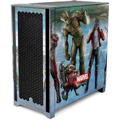 Marvel Guardians of the Galaxy Hero Squad Corsair 4000D Tempered Glass Mid-Tower ATX Case Skin