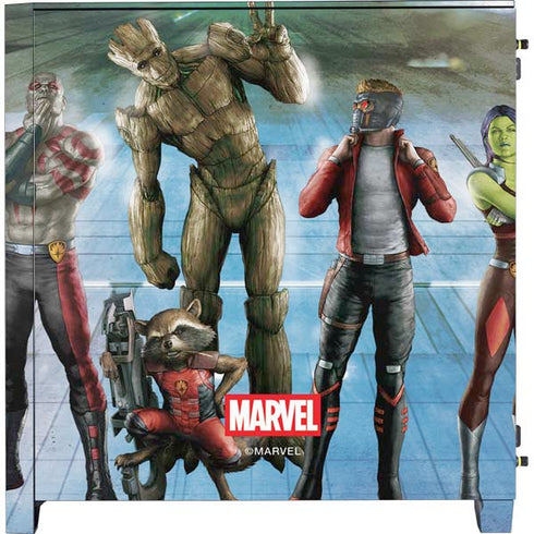 Marvel Guardians of the Galaxy Hero Squad Corsair 4000D Tempered Glass Mid-Tower ATX Case Skin