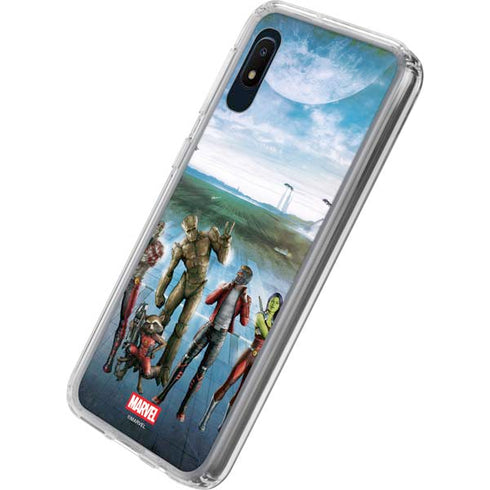 Marvel Guardians of the Galaxy Hero Squad Galaxy A10e Clear Case