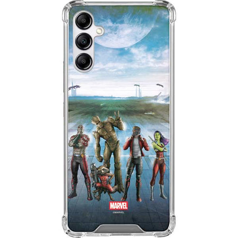 Marvel Guardians of the Galaxy Hero Squad Galaxy A15 5G Clear Case