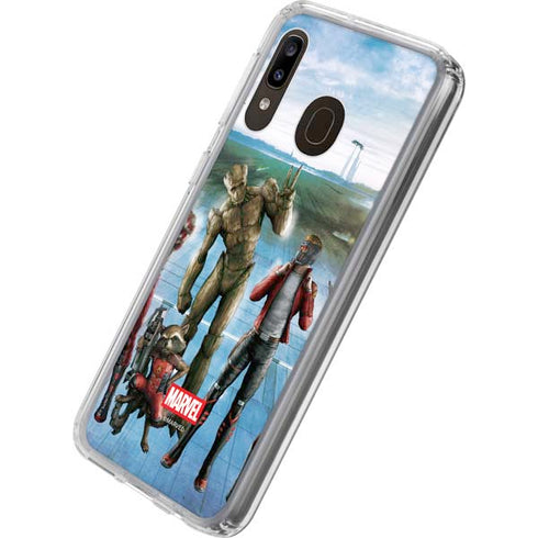 Marvel Guardians of the Galaxy Hero Squad Galaxy A20 Clear Case