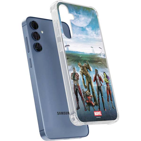 Marvel Guardians of the Galaxy Hero Squad Galaxy A35 5G Clear Case
