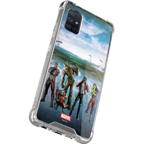 Marvel Guardians of the Galaxy Hero Squad Galaxy A51 5G Clear Case