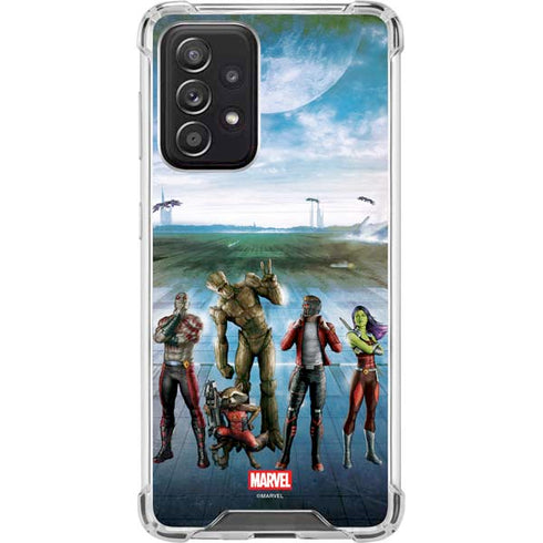 Marvel Guardians of the Galaxy Hero Squad Galaxy A52 5G Clear Case