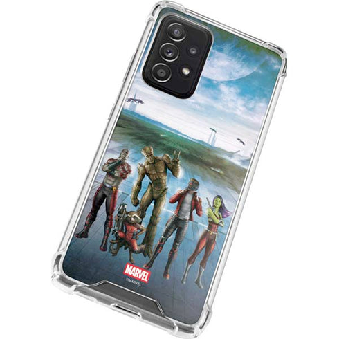 Marvel Guardians of the Galaxy Hero Squad Galaxy A52 5G Clear Case