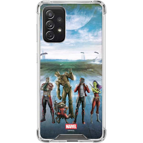 Marvel Guardians of the Galaxy Hero Squad Galaxy A72 5G Clear Case