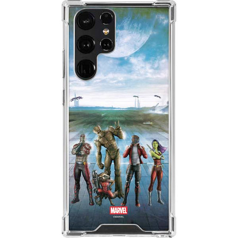 Marvel Guardians of the Galaxy Hero Squad Galaxy S22 Ultra Clear Case
