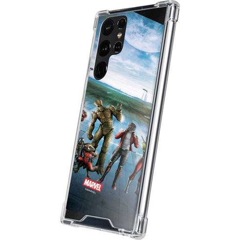 Marvel Guardians of the Galaxy Hero Squad Galaxy S22 Ultra Clear Case