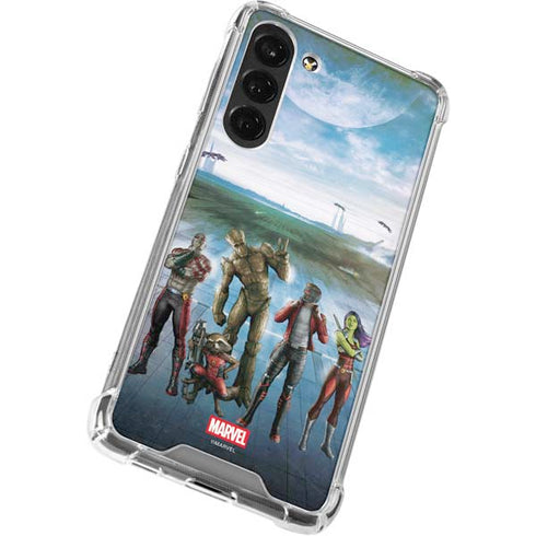 Marvel Guardians of the Galaxy Hero Squad Galaxy S23 Plus Clear Case