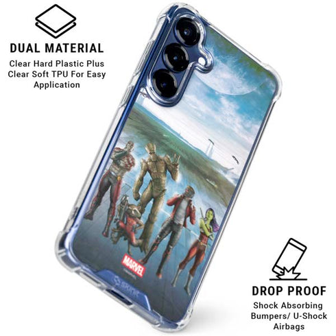 Marvel Guardians of the Galaxy Hero Squad Galaxy S25 Clear Case
