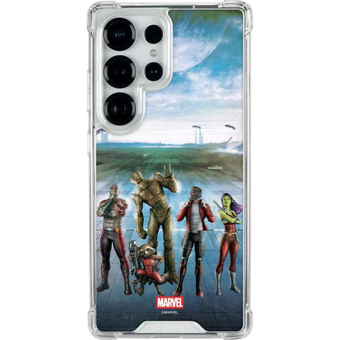 Marvel Guardians of the Galaxy Hero Squad Galaxy S25 Ultra Clear Case