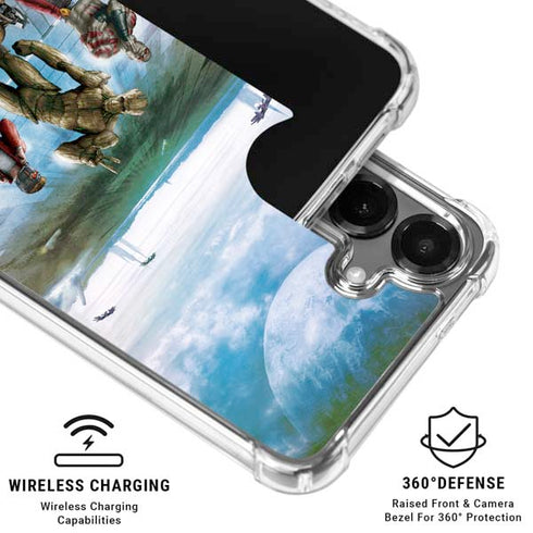 Marvel Guardians of the Galaxy Hero Squad Galaxy S26 Plus Clear Case