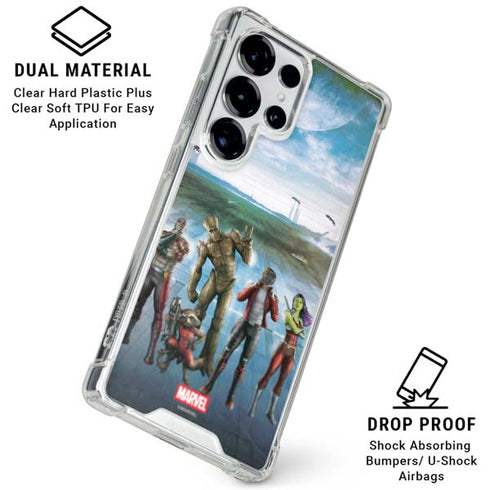 Marvel Guardians of the Galaxy Hero Squad Galaxy S26 Ultra Clear Case