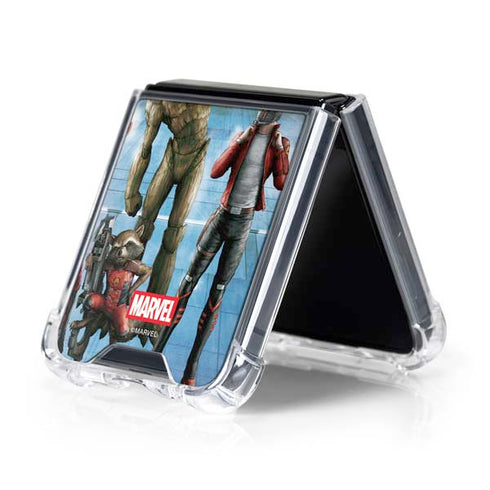Marvel Guardians of the Galaxy Hero Squad Galaxy Z Flip5 5G Clear Case