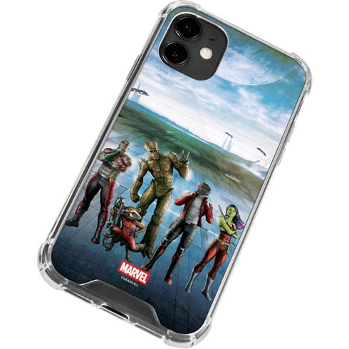 Marvel Guardians of the Galaxy Hero Squad iPhone 12 Clear Case