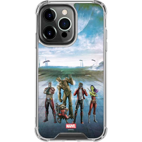 Marvel Guardians of the Galaxy Hero Squad iPhone 14 Pro Clear Case