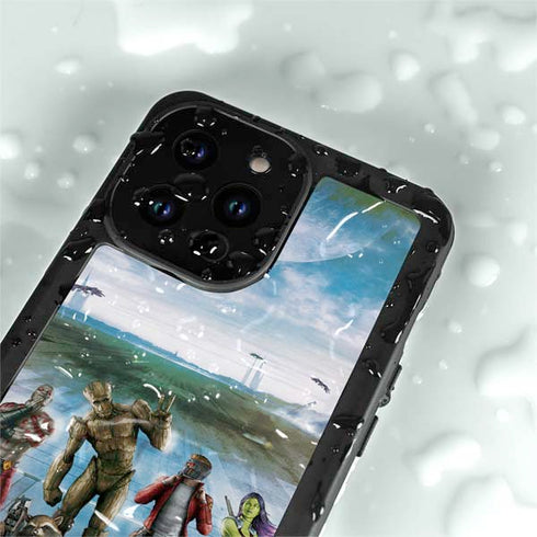 Marvel Guardians of the Galaxy Hero Squad iPhone 14 Pro Max Waterproof Case