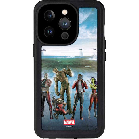 Marvel Guardians of the Galaxy Hero Squad iPhone 14 Pro Waterproof Case