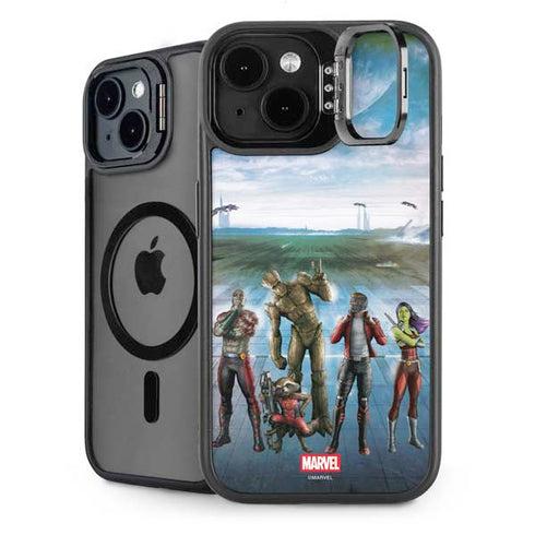 Marvel Guardians of the Galaxy Hero Squad iPhone 15 Plus Kickstand Case