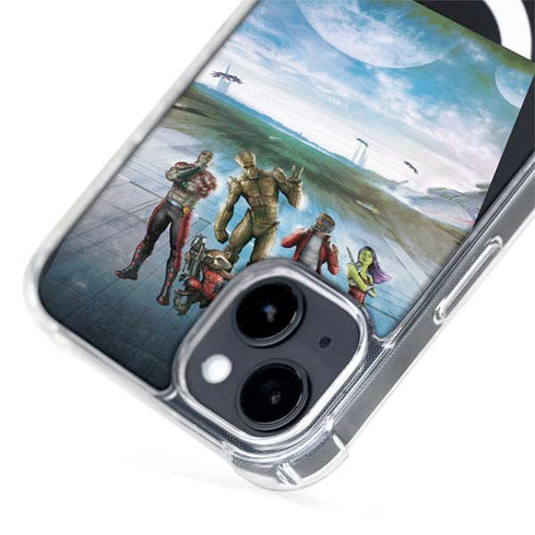 Marvel Guardians of the Galaxy Hero Squad iPhone 15 Plus MagSafe Case