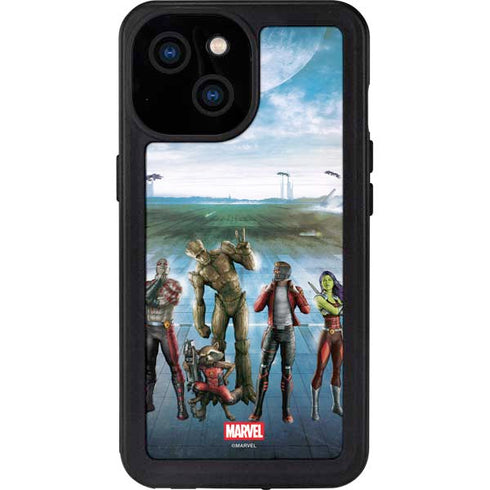 Marvel Guardians of the Galaxy Hero Squad iPhone 15 Waterproof Case