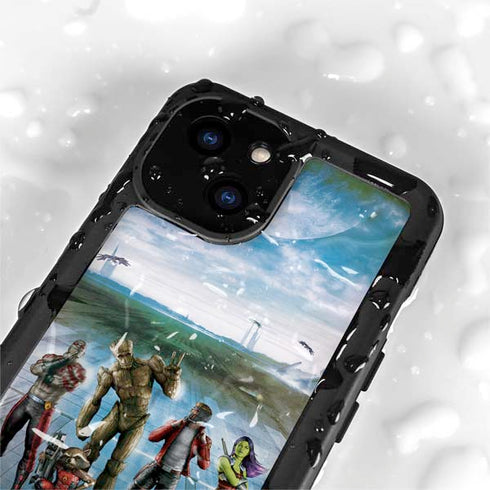 Marvel Guardians of the Galaxy Hero Squad iPhone 15 Waterproof Case
