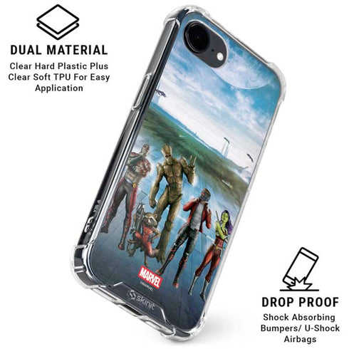 Marvel Guardians of the Galaxy Hero Squad iPhone 16e Clear Case