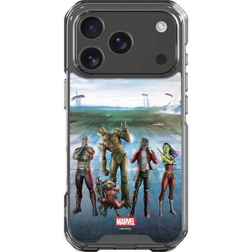 Marvel Guardians of the Galaxy Hero Squad iPhone 17 Pro Clear Case