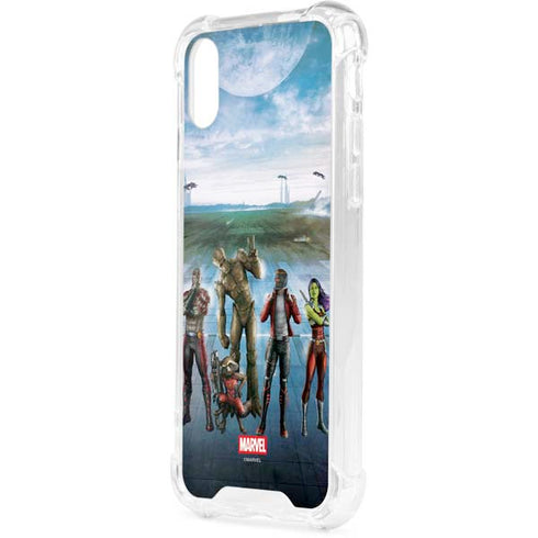 Marvel Guardians of the Galaxy Hero Squad iPhone XS Clear Case