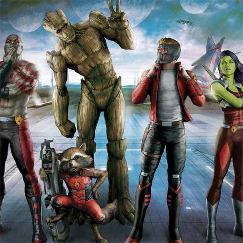 Marvel Guardians of the Galaxy Hero Squad PlayStation 4 Gold Wireless Headset Skin