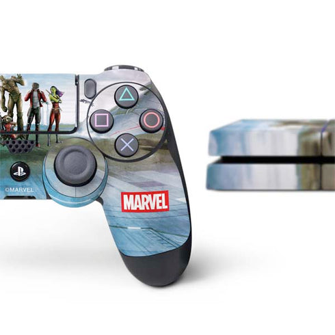 Marvel Guardians of the Galaxy Hero Squad PS4 Console and Controller Bundle Skin