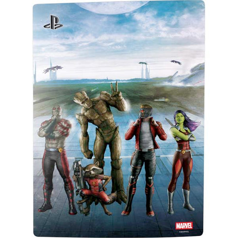 Marvel Guardians of the Galaxy Hero Squad PS5 Digital Edition Console Skin