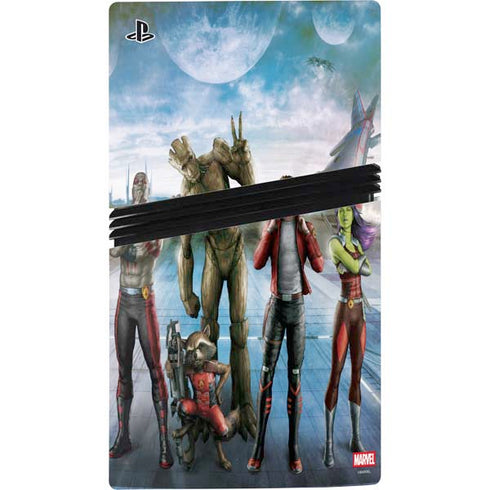 Marvel Guardians of the Galaxy Hero Squad PS5 Pro Bundle Skin