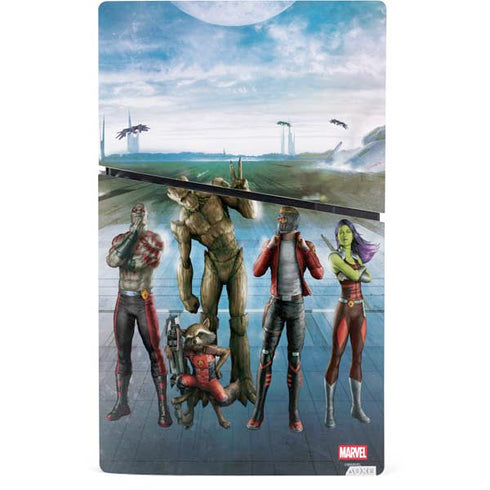 Marvel Guardians of the Galaxy Hero Squad PS5 Slim Digital Edition Console Skin