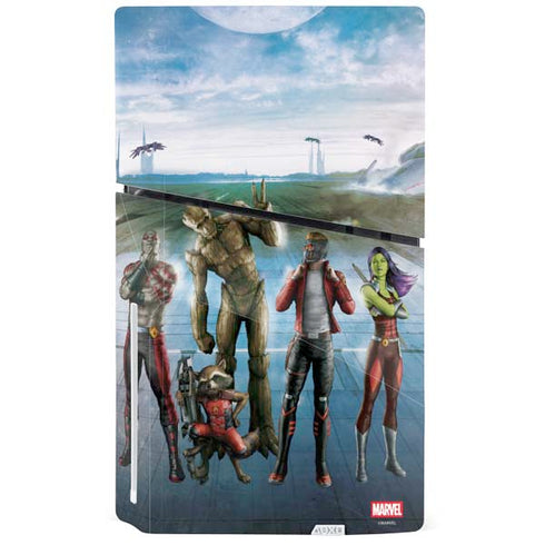 Marvel Guardians of the Galaxy Hero Squad PS5 Slim Disk Bundle Skin