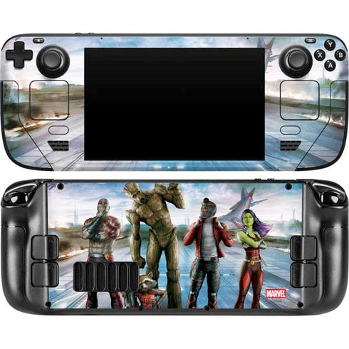 Marvel Guardians of the Galaxy Hero Squad Steam Deck Handheld Gaming Computer Skin