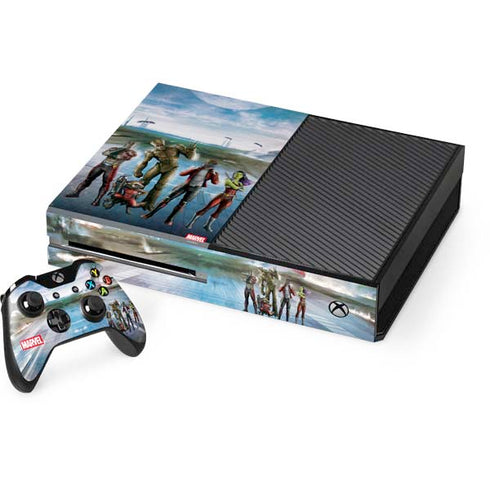 Marvel Guardians of the Galaxy Hero Squad Xbox One Console and Controller Bundle Skin