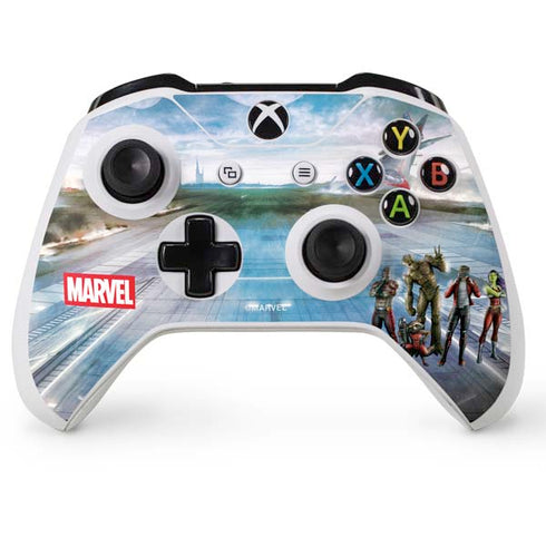 Marvel Guardians of the Galaxy Hero Squad Xbox One S Console and Controller Bundle Skin