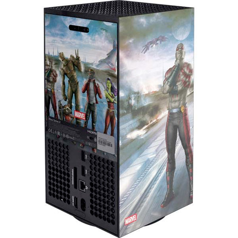 Marvel Guardians of the Galaxy Hero Squad Xbox Series X Console Skin