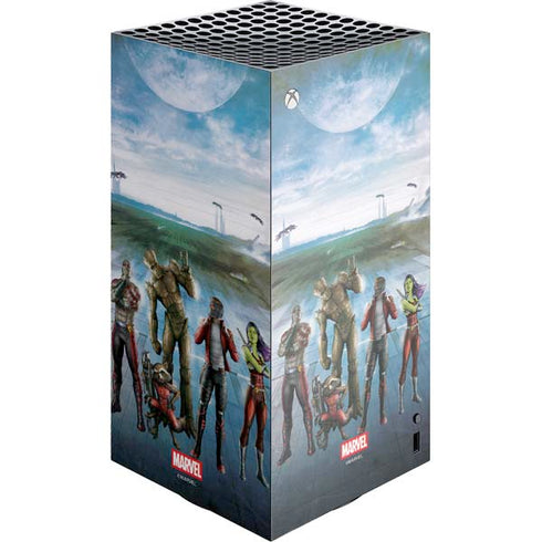 Marvel Guardians of the Galaxy Hero Squad XBox Series X Digital Edition Console Skin