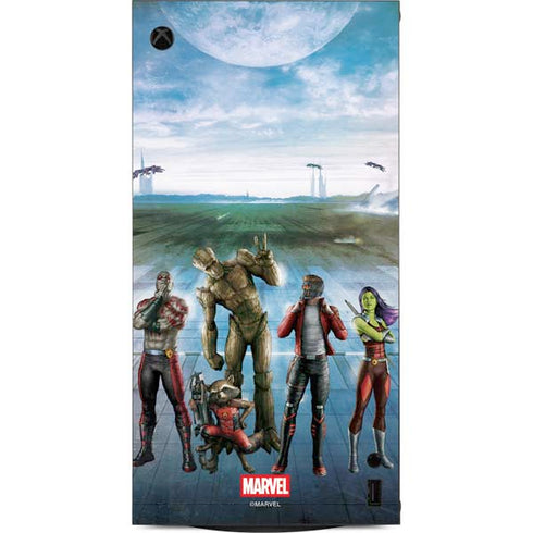 Marvel Guardians of the Galaxy Hero Squad XBox Series X Digital Edition Console Skin
