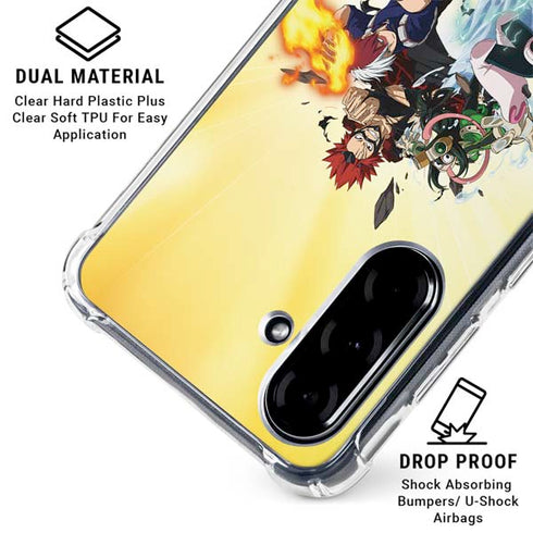 My Hero Academia Hero Team Season 4 Galaxy A36 5G Clear Case