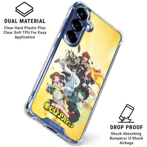 My Hero Academia Hero Team Season 4 Galaxy S25 FE Clear Case
